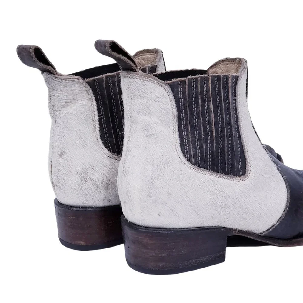 FREEBIRD BY STEVEN LASSO LEOPARD HAIRCALF BOOTIES - Picture 11 of 15